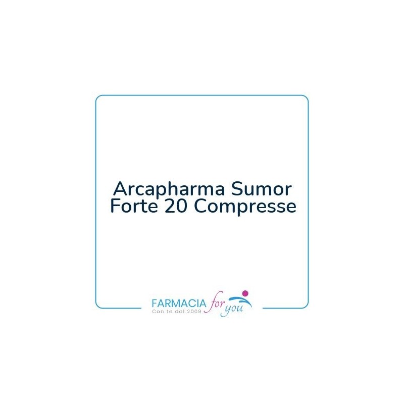 Arcapharma - Arcapharma Sumor Forte 20 Compresse