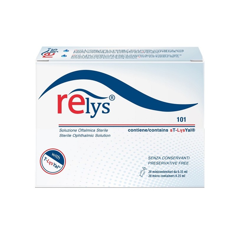 Sildeha Pharma - Sildeha Pharma Relys Monodose Soluzione Oftalmica 20 Minicontenitori Da 0,35 Ml Senza Conservanti