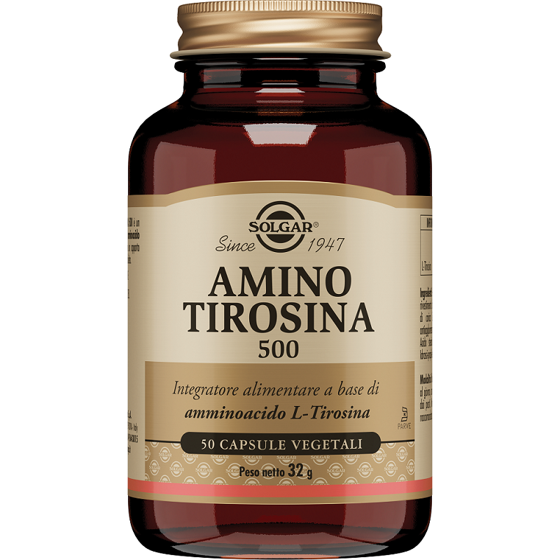 Solgar - Solgar It. Multinutrient Amino Tirosina 500 50 Capsule Vegetali