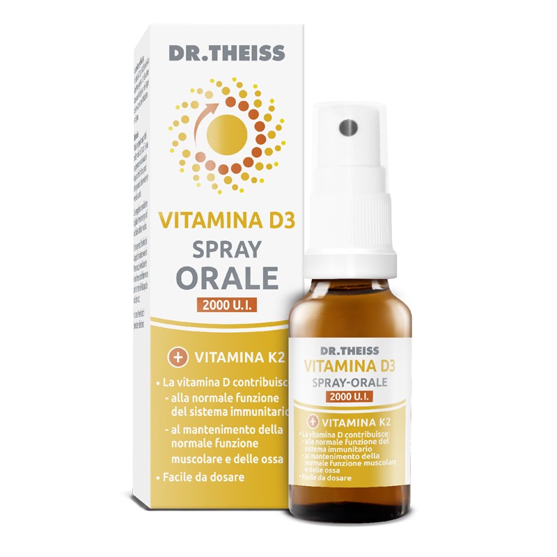 Naturwaren Italia - Naturwaren Italia Theiss Vitamina D3 Spray Orale 20 Ml