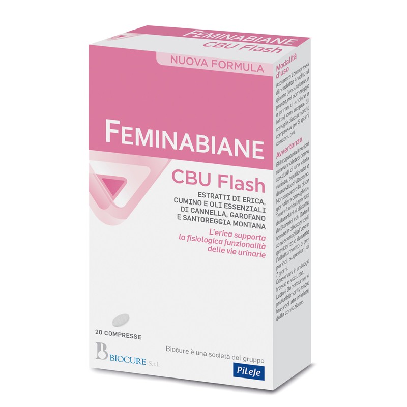 Biocure - Biocure Feminabiane Cbu Flash 20 Compresse Nuova Formula