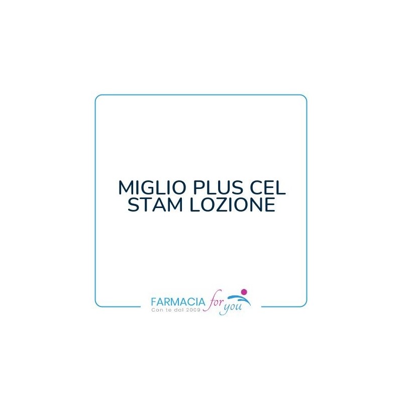 Dr. Taffi - MIGLIO PLUS CEL STAM LOZIONE