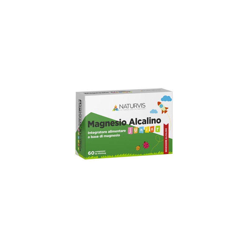 Naturvis srl - Naturvis Magnesio Alcalino Junior 60 Compresse