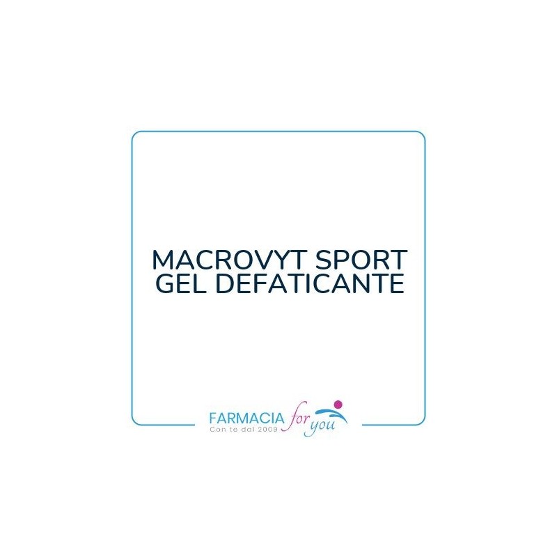 Alta Natura-inalme - MACROVYT SPORT GEL DEFATICANTE