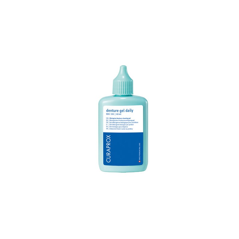 Curaden Ag - Curaden Ag Curaprox Bdc 100 Daily Gel Per La Pulizia Quotidiana Della Dentiera E Degli Apparecchi Mobili 60 Ml 1 Pezzo