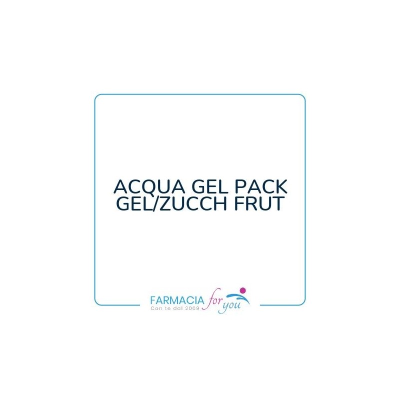 Nutrisens Medical - ACQUA GEL PACK GEL/ZUCCH FRUT