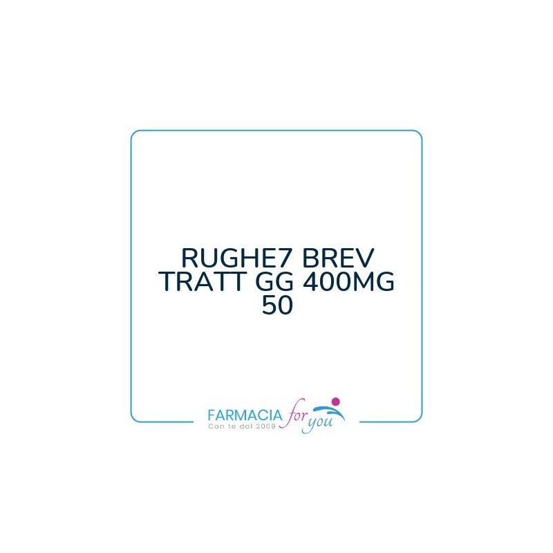 RUGHE7 BREV TRATT GG 400MG 50