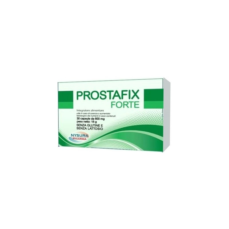 Nysura Pharma Dr. Laneri G. - Nisura Farmaceutici Prostafix Forte 600 Mg 30 Capsule