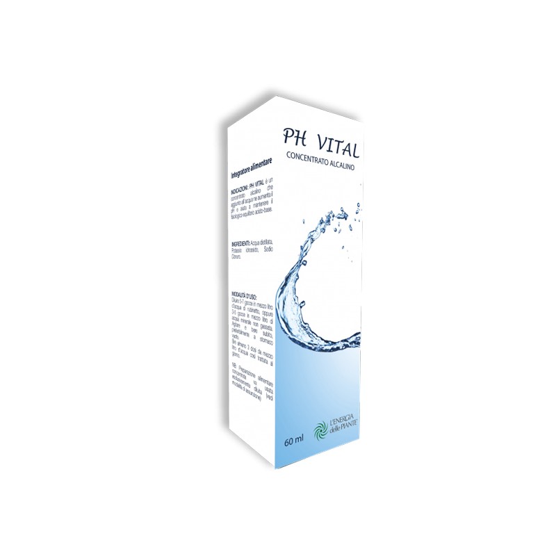 Bio Botanicals srl - Bio Botanicals Ph Vital Concentrato Alcalino Gocce Senza Zucchero 60 Ml