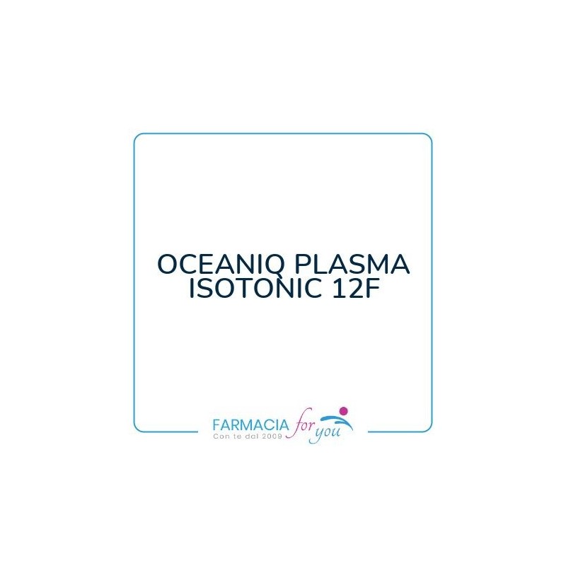 Homeofisi - OCEANIQ PLASMA ISOTONIC 12F