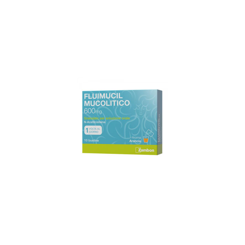 Zambon Italia srl - Fluimucil Mucolitico Granulato Soluzione Orale 10 buste 600 mg