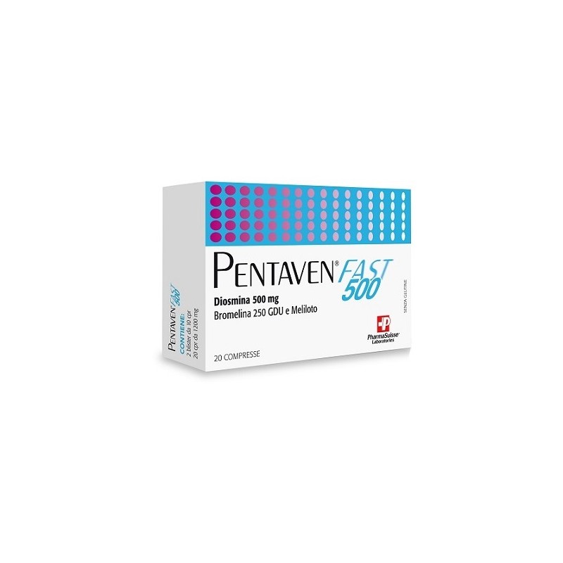 Pharmasuisse Laboratories srl - Pentaven Fast 500 20cpr