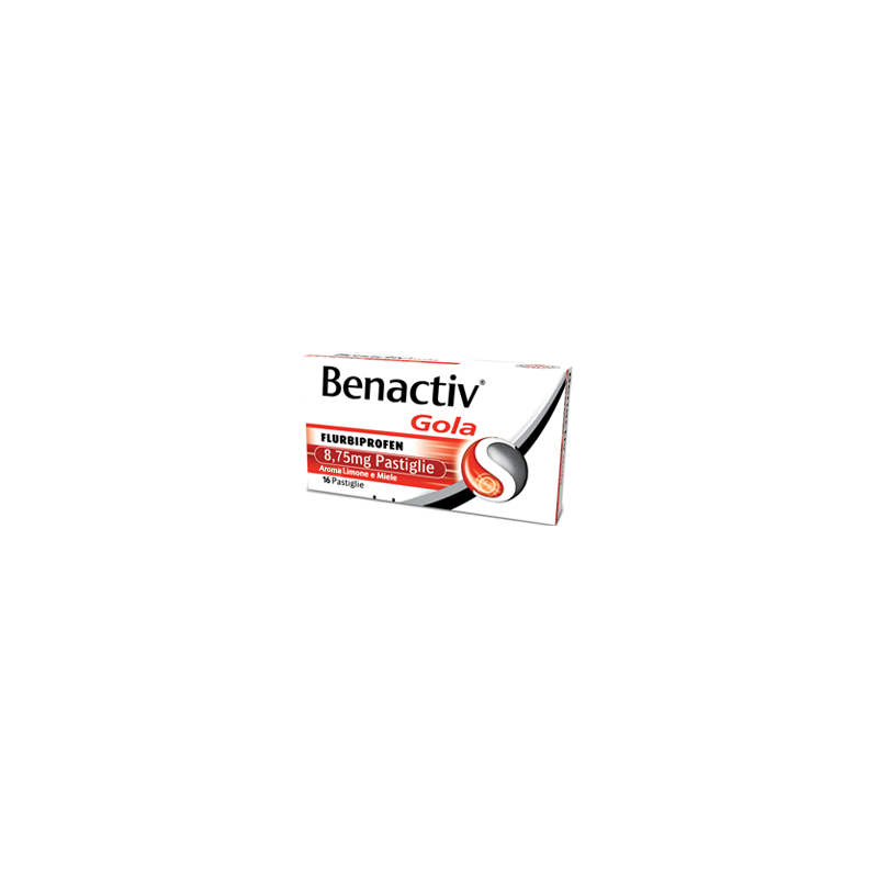 Reckitt Benckiser - Benactiv Gola16 pastliglie Limone Miele