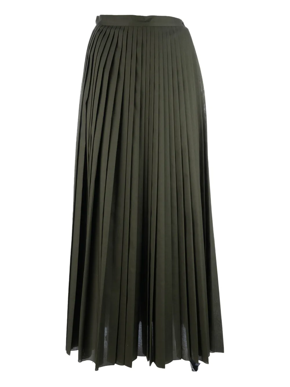 Fabiana Filippi pleated midi skirt - Verde