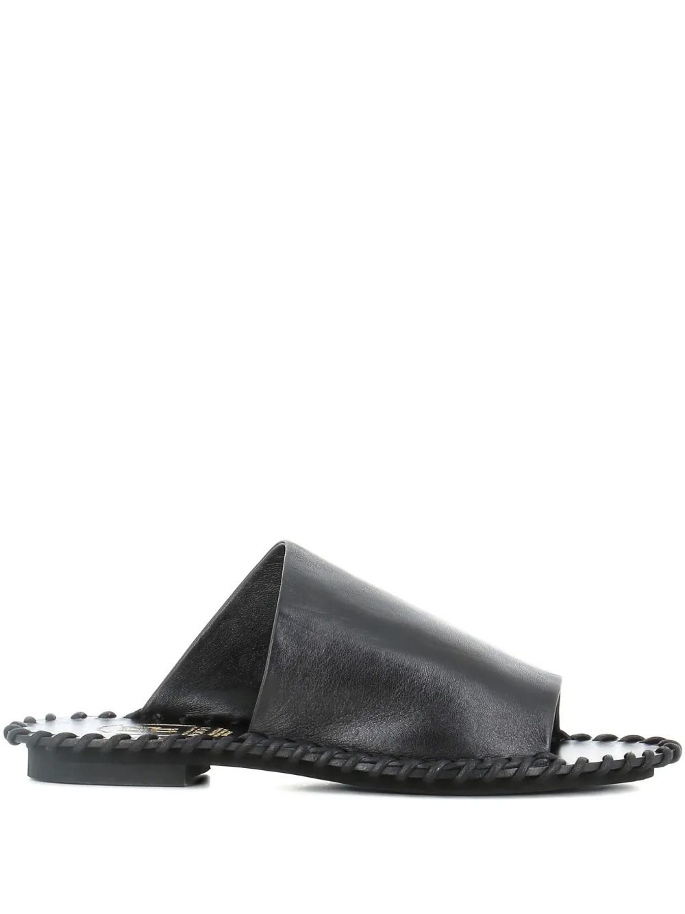 Alexander Hotto whipstitch-trim sandals - Nero