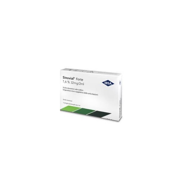 Ibsa Farmaceutici Italia - Ibsa Farmaceutici Italia Siringa Intra-articolare Sinovial 32 Acido Ialuronico 1,6% 32 Mg/2 Ml 1 Fs + Ago Gauge 21 1 Pezzo