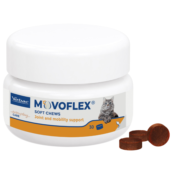 Virbac movoflex per la salute articolare del gatto - 30 compresse - spedizione gratis 1° ordine + scegli lo sconto bzr5 / bzr20