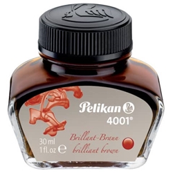 Inchiostro stilografico 4001-78 - Pelikan - 30 ml - marrone brillante