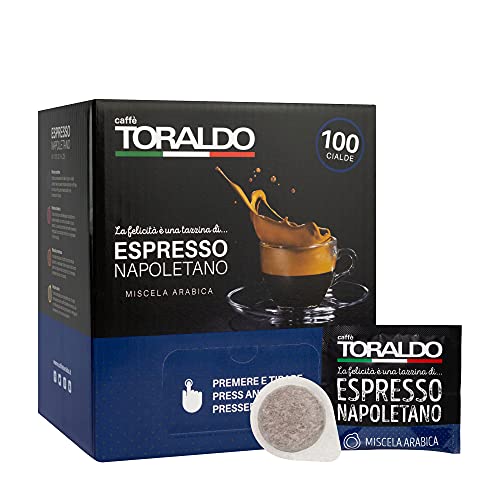 Caffè Toraldo - Cialde Arabica Miscela Arabica Box Da 100 Cialde Da 7G Macinato Fresco Per Macchina Caffè A Cialda