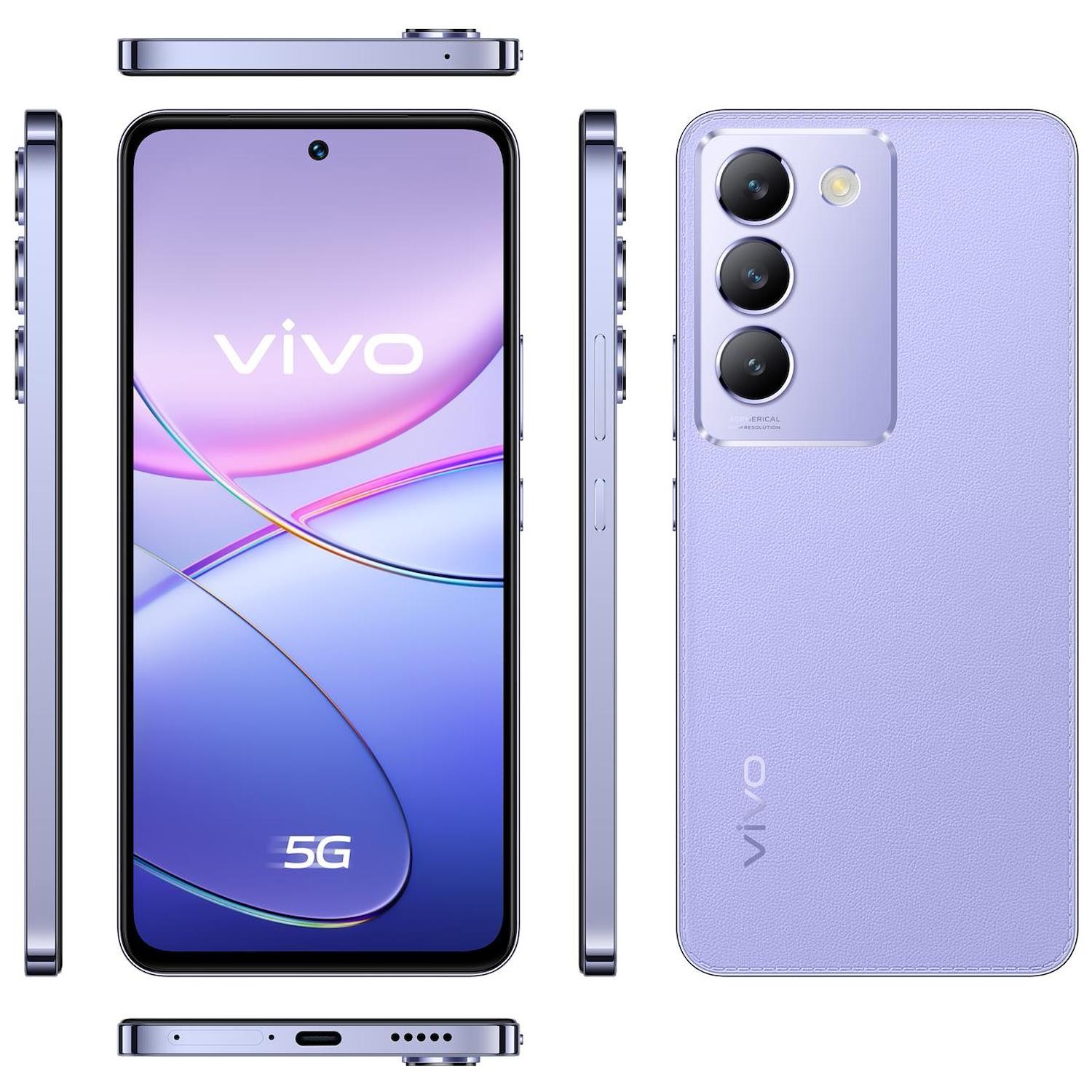 Smartphone Vivo V40 SE 5G 256GB leather purple porpora