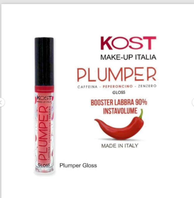 lucidalabbra kost peperoncino caffeina e zenzero plumper gloss labbra smisurate