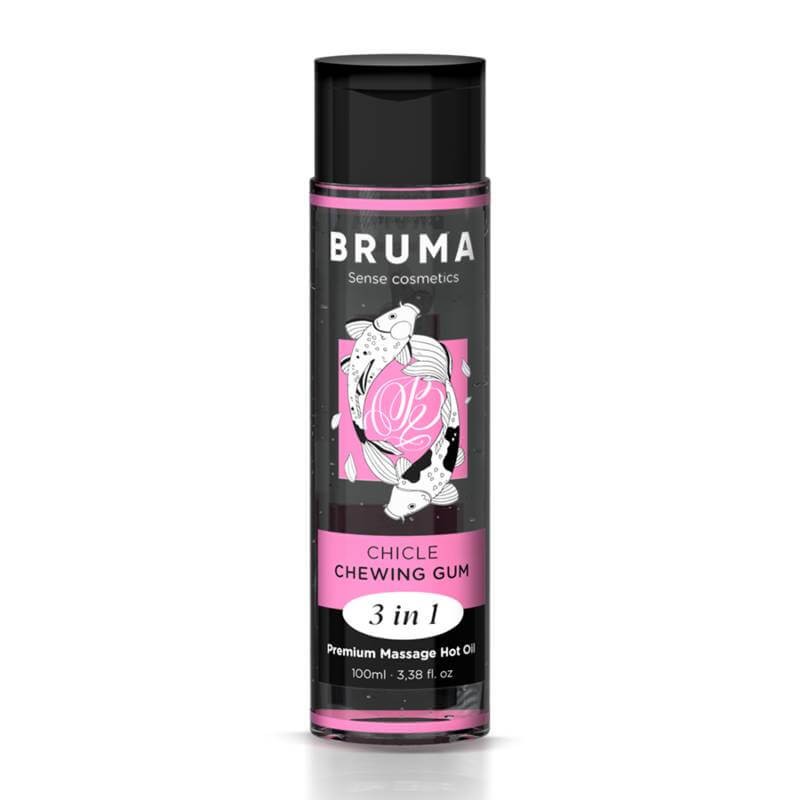 Bruma - Olio Da Massaggio Effetto Calore Aroma Chewing Gum - 100 ML