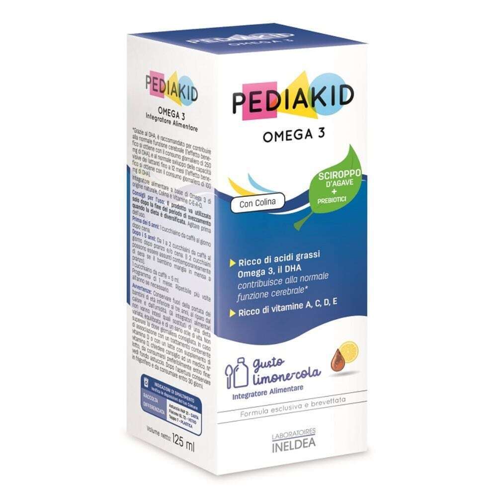 Laboratoires Ineldea Pediakid - Omega 3 Integratore Alimentare, 125ml