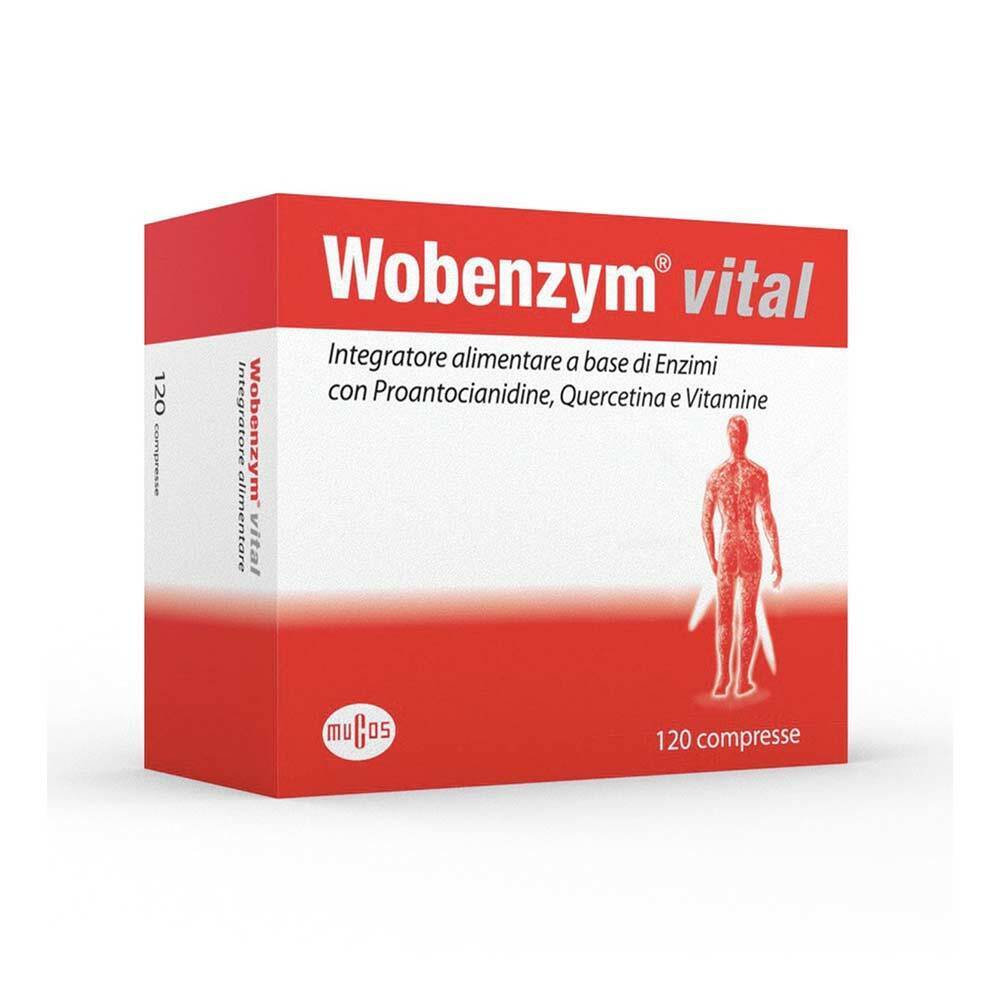 Named Wobenzym Vital Integratore Alimentare Antiossidante 120 Compresse
