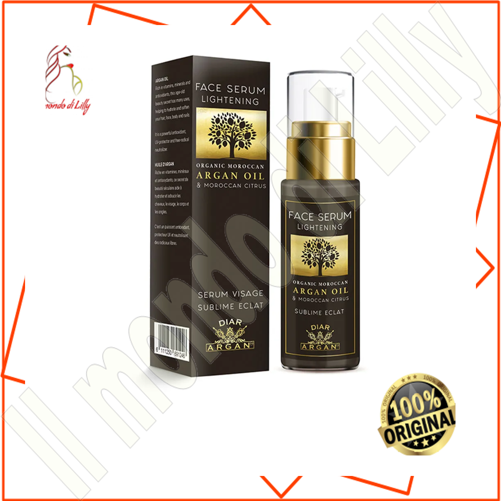 Diar Argan SIERO VISO ILLUMINANTE puro argan e agrumi