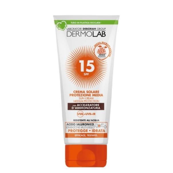 Dermolab Crema Solare Protezione Media SPF 15 200 Ml