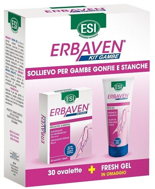 ESI ERBAVEN KIT GAMBE 30 cp + fresh gel 100 ml
