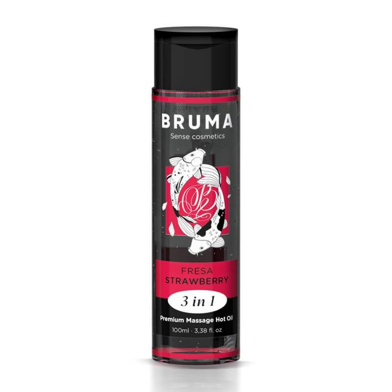 Bruma - Olio Da Massaggio Effetto Calore Aroma Fragola - 100 ML
