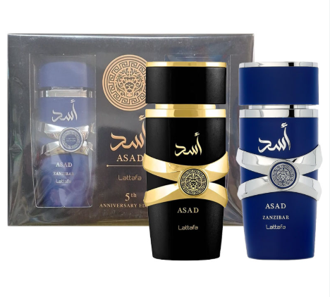 LATTAFA ASAD SET ASAD + ASAD ZANZIBAR EDP 100ML