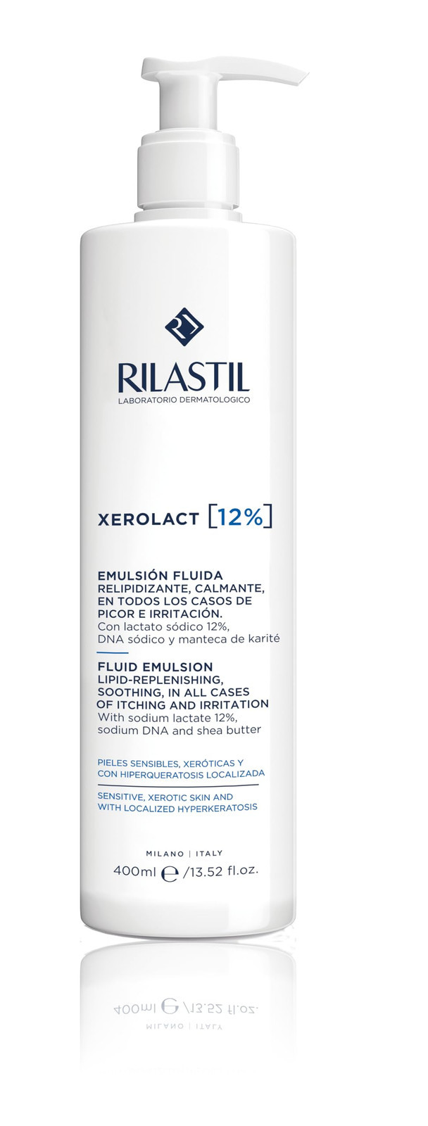 Rilastil 240358 Xeralaude 12 - Latte Corpo Idratante, Cheratoregolante ed (K0M)