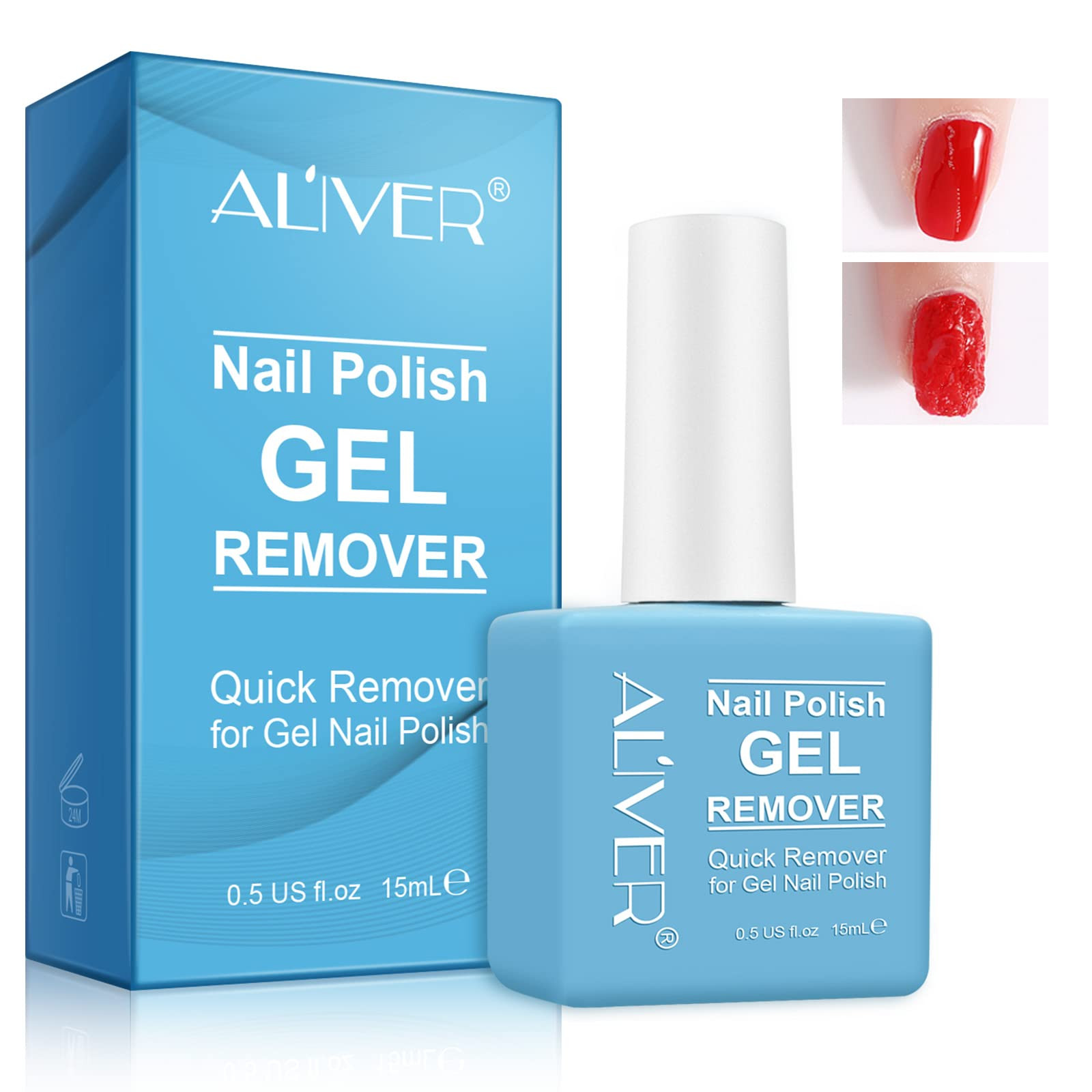 Remover Semipermanente, Nail Remover, Gel Polish Remover, Rimozione per (Y4j)
