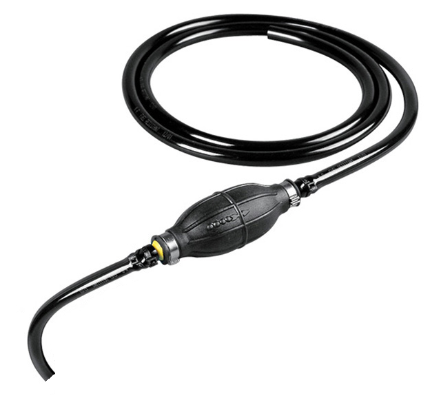 TUBO CARBURANTE CON POMPETTA BENZINA 2MT PER FUORIBORDO
