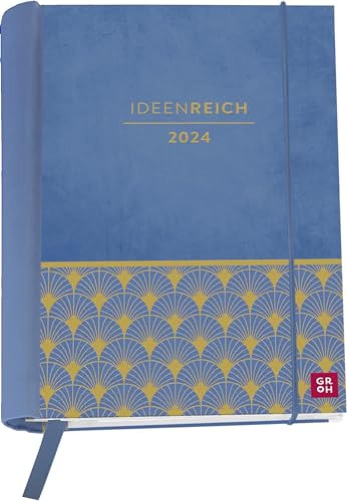 Buchkalender 2024: Ideenreich: Wochenkalender mit 12 veredelten Postkarten (Term
