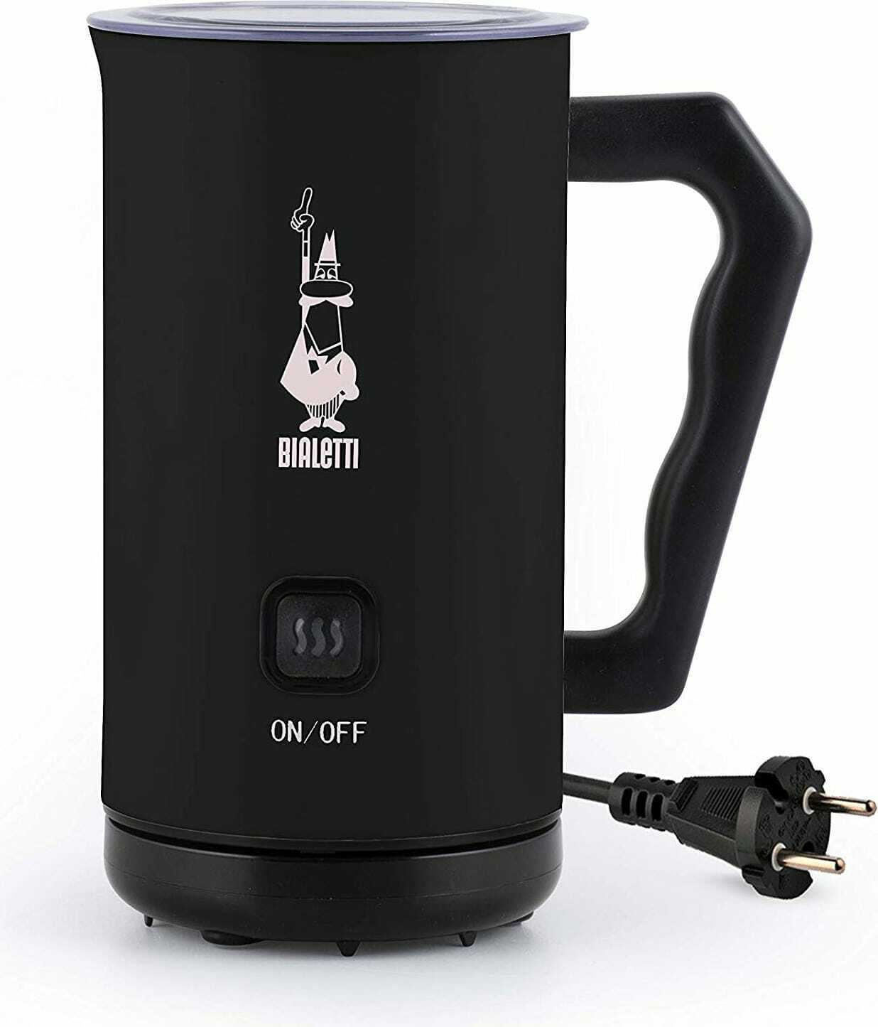 Montalatte elettrico Monta o Riscalda il latte Nero MKF02 Bialetti Milk Frother