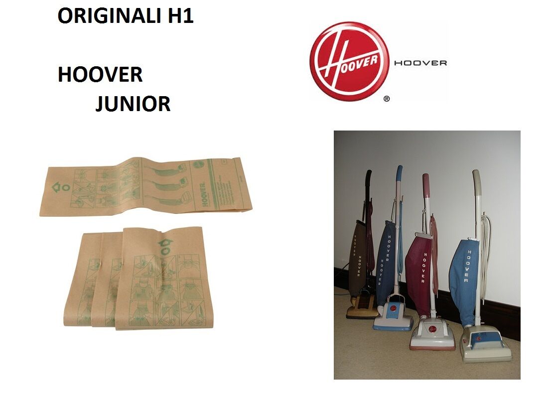 SACCHETTI ASPIRAPOLVERE HOOVER H1 ORIGINALI BATTITAPPETO JUNIOR U1334 U652