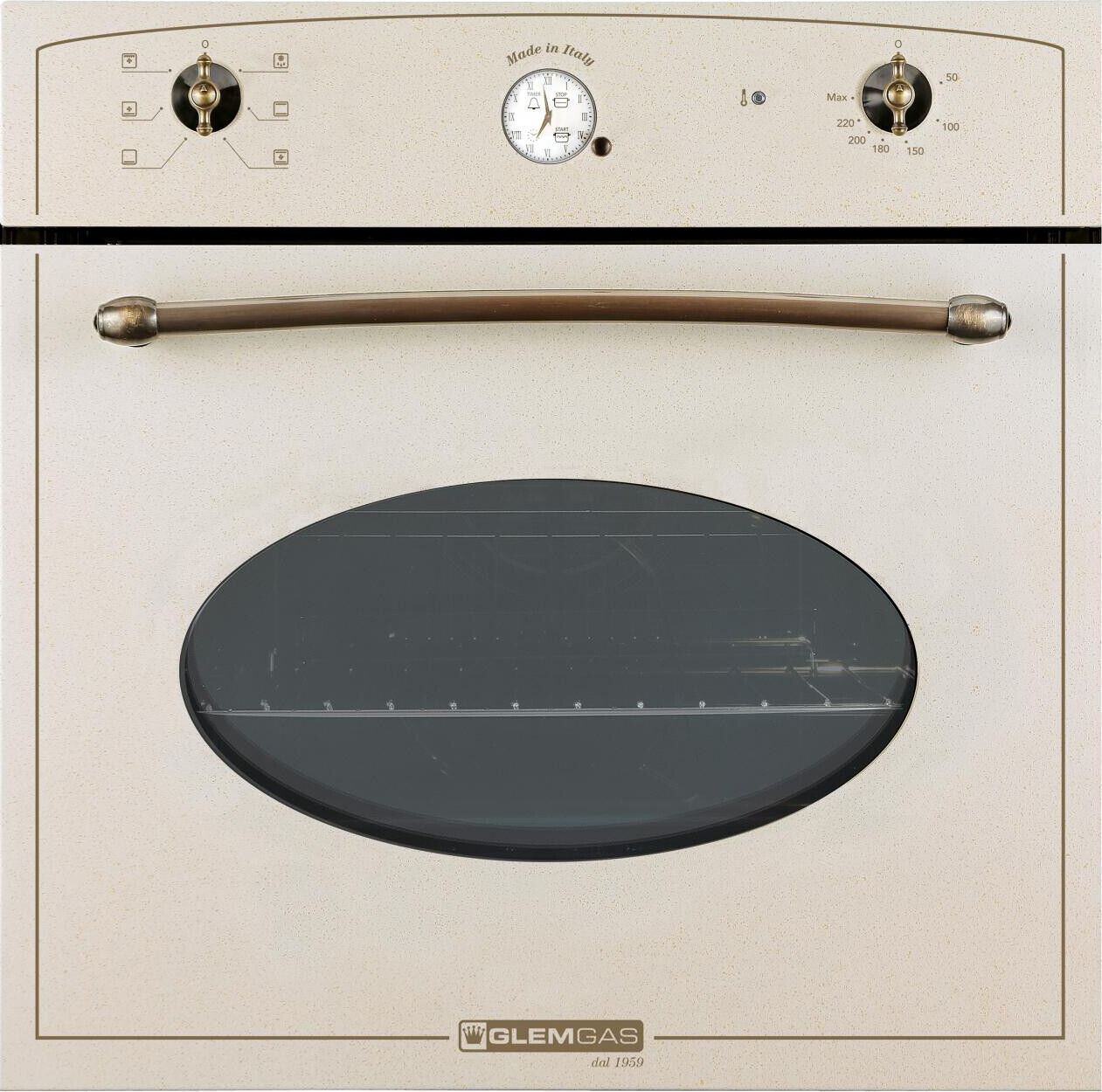 Glem Gas Forno Elettrico da Incasso Ventilato 64 Litri Classe A GFT64SA