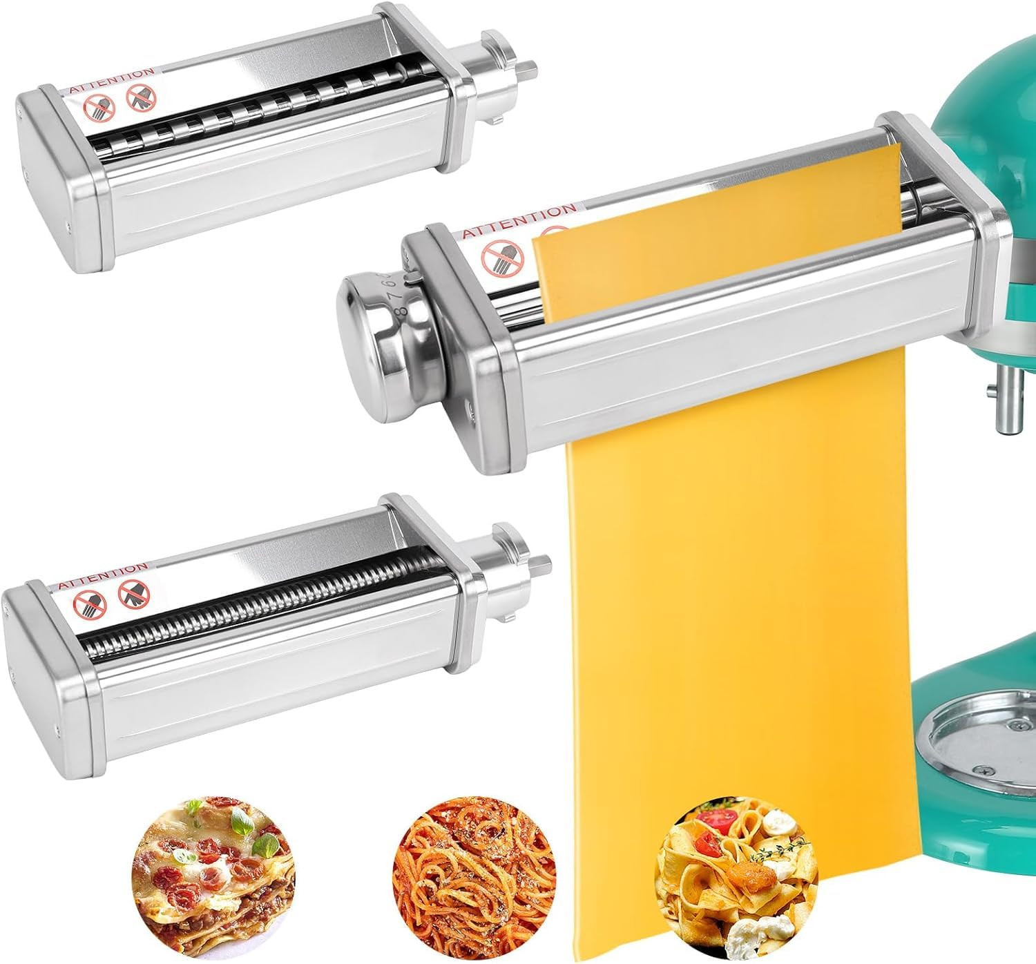 Accessorio per pasta per robot da cucina sfogliatrice Kenwood KVC/KVL, (j7X)