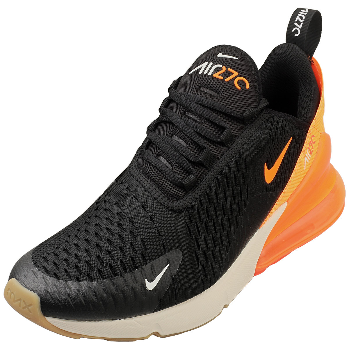 Nike AIR MAX 270 Nero Arancione Uomo - 42.5 EU