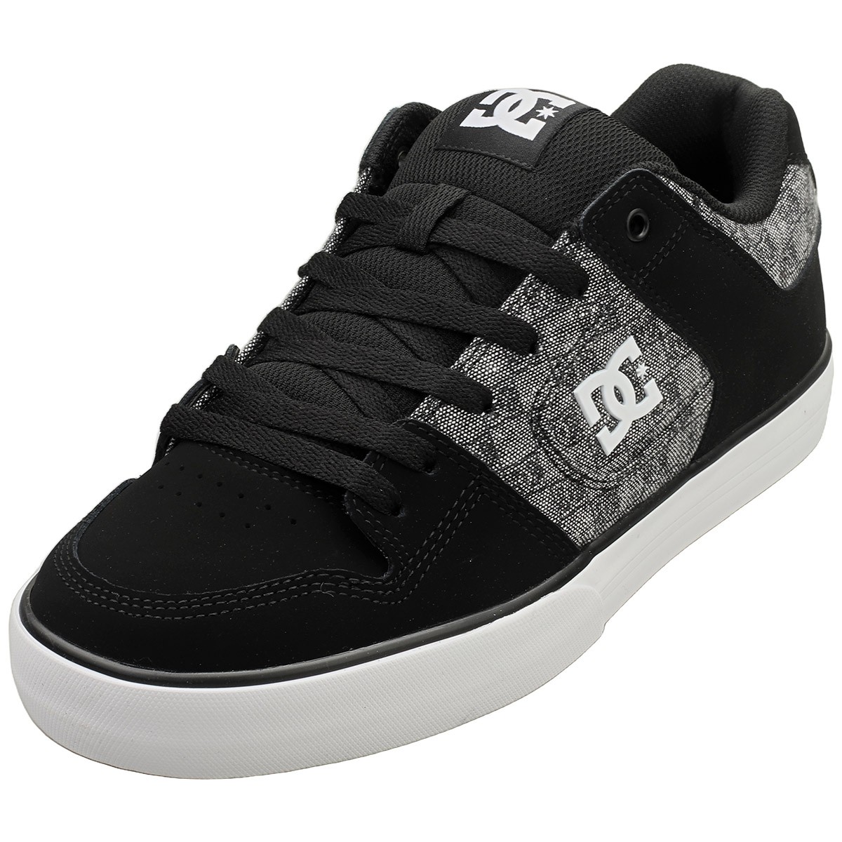 DC Shoes PURE Scarpe da Skate Grigio Nero Uomo - 43 EU