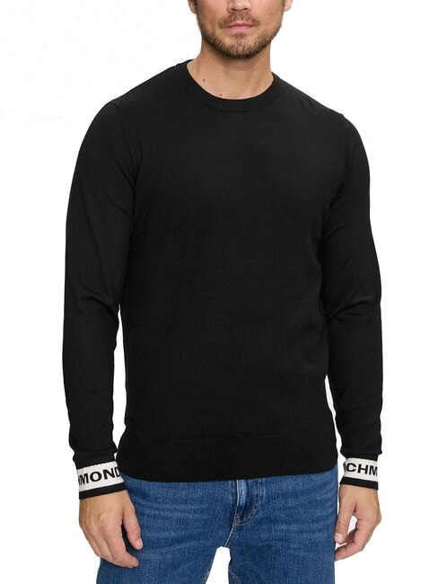 maglione uomo RICHMOND X artuso maglia girocollo BLACK2 M  scelta=P BLACK2 UMA24