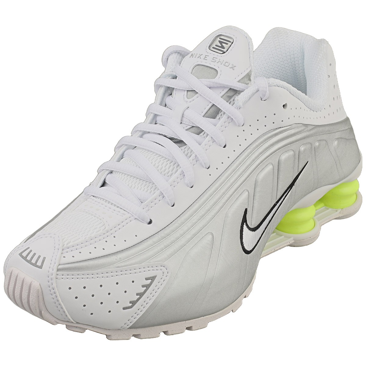 Nike Shox R4 Biancospino Argento Donna - 37.5 EU
