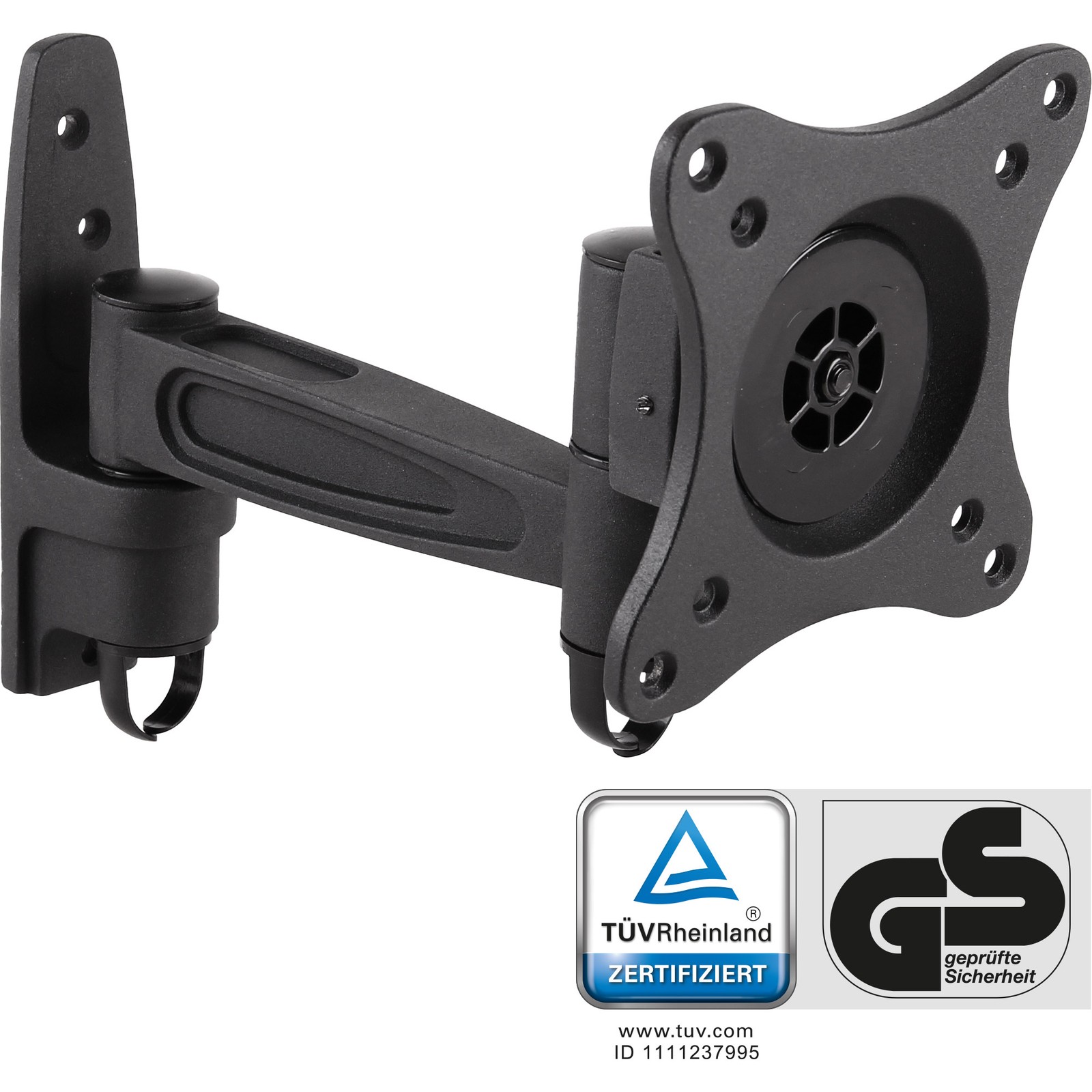ITS supporto a parete, per TFT fino a 69cm (27), max. 15kg, braccio unico