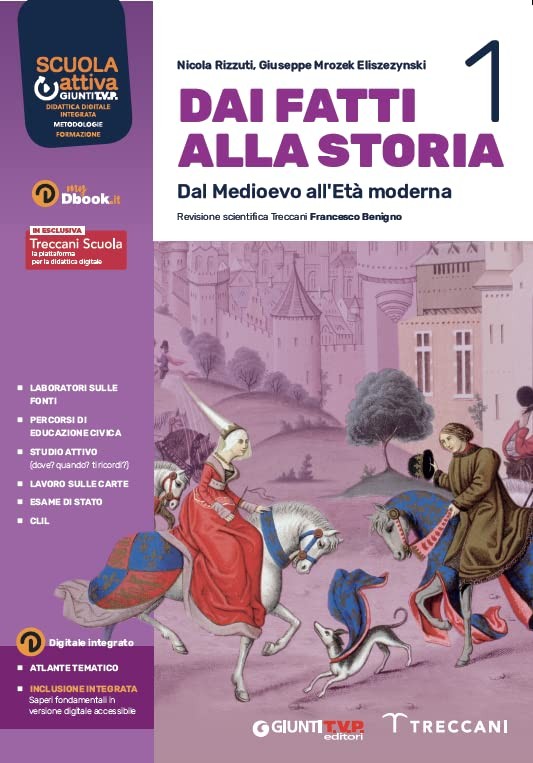 9788809962965 Dai fatti alla storia. Con Educazione civica. Per ...line (Vol. 1)