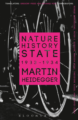 Nature, History, State: 1933-1934 (Athlone Contemporary European Thinkers)