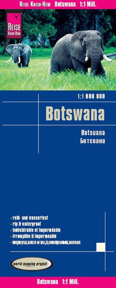9783831772773 Reise Know-How Landkarte Botswana 1 : 1.000.000: w...pping project