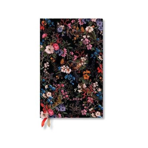 Floralia (William Kilburn) Maxi Horizontal 12-month Dayplanner 2024 (Elastic